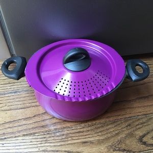 Bialetti Oval 5 Quart Pasta Pot with Strainer Lid